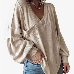V neck sweater